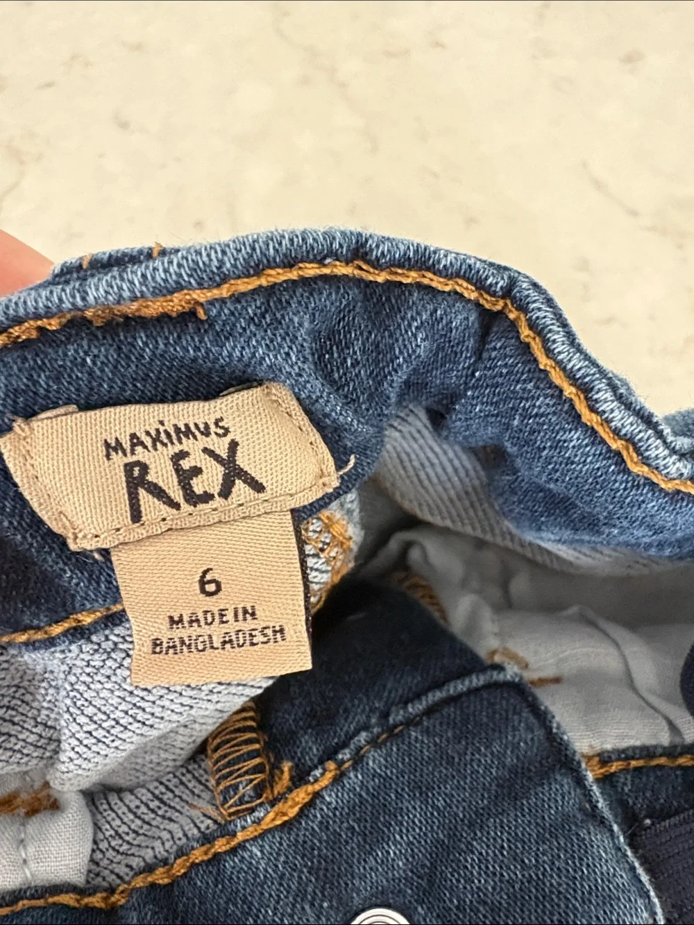 Maximus Rex boy’s Classic Dark Blue Jeans